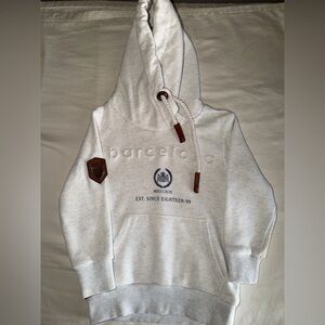 Kids White Hoodie from Barcelona